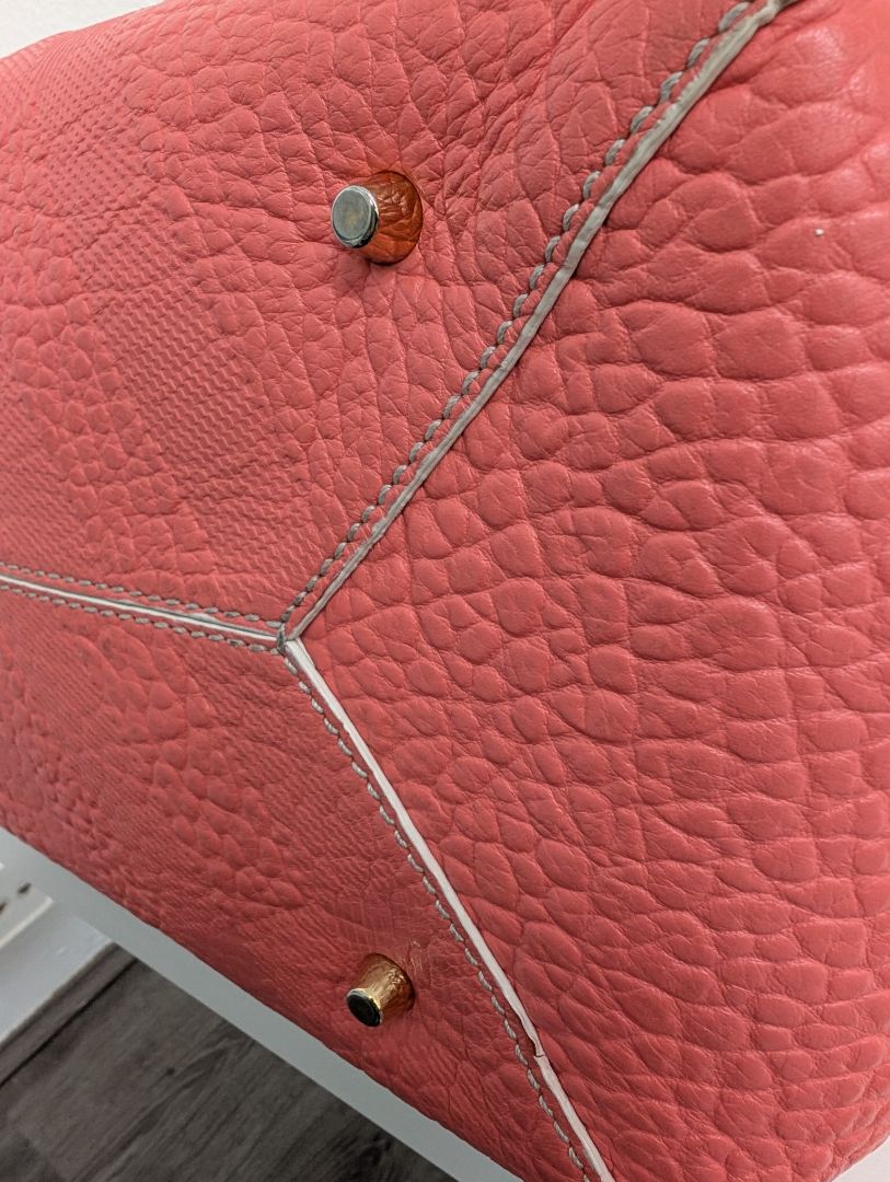 Burberry Canterbury Rose Pink Embossed Check Tote Bag