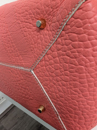 Burberry Canterbury Rose Pink Embossed Check Tote Bag