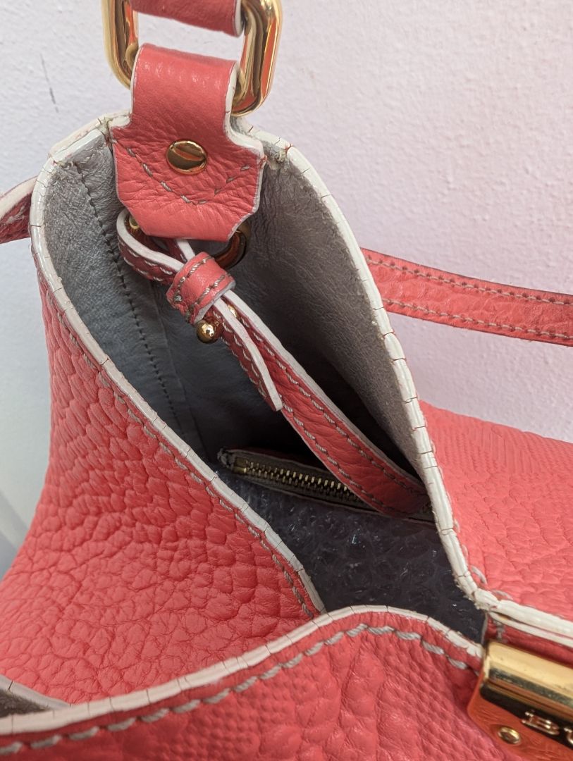 Burberry Canterbury Rose Pink Embossed Check Tote Bag