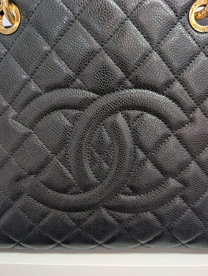 Chanel Caviar Leather Grand Shopping Tote