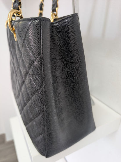 Chanel Caviar Leather Grand Shopping Tote