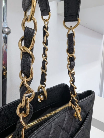 Chanel Caviar Leather Grand Shopping Tote