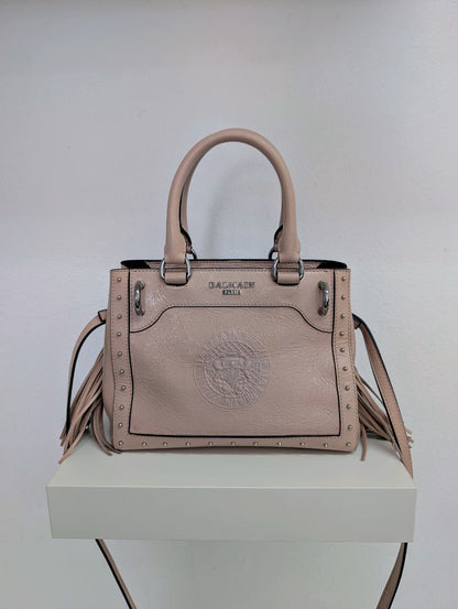 Balmain Panier Polished Leather Mini Bag