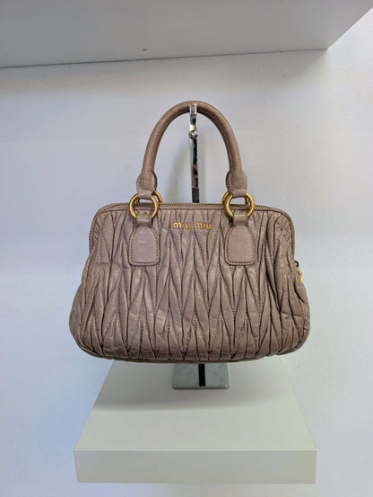 Miu Miu Beige Matalasse bag