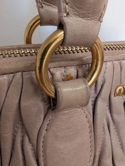 Miu Miu Beige Matalasse bag
