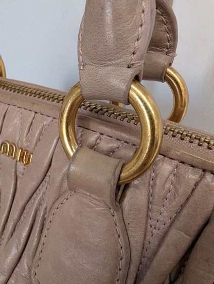 Miu Miu Beige Matalasse bag