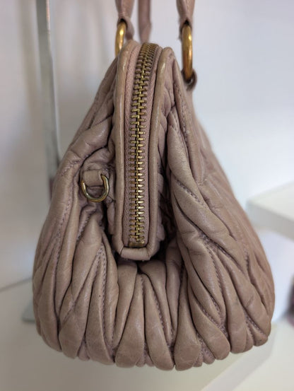 Miu Miu Beige Matalasse bag