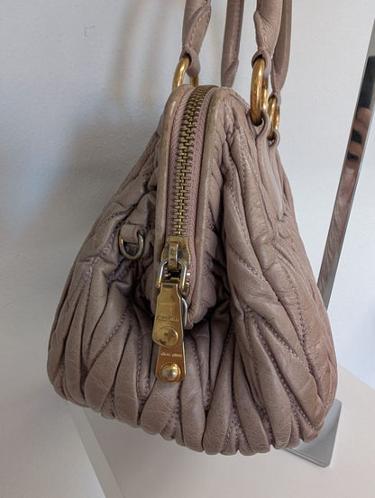 Miu Miu Beige Matalasse bag