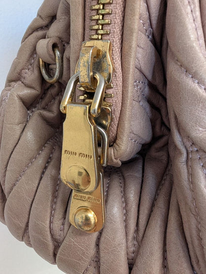 Miu Miu Beige Matalasse bag