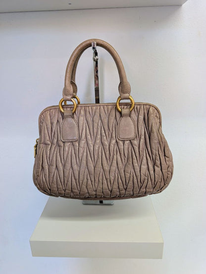 Miu Miu Beige Matalasse bag