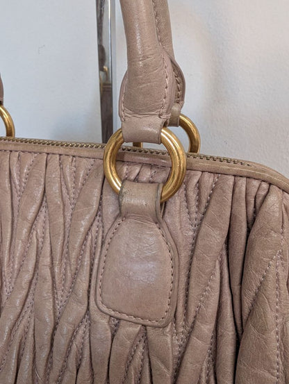 Miu Miu Beige Matalasse bag