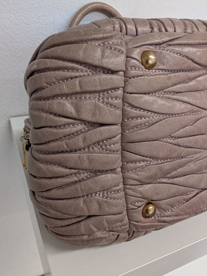 Miu Miu Beige Matalasse bag