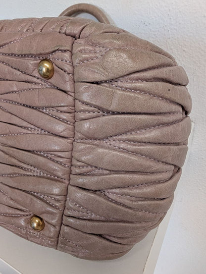 Miu Miu Beige Matalasse bag
