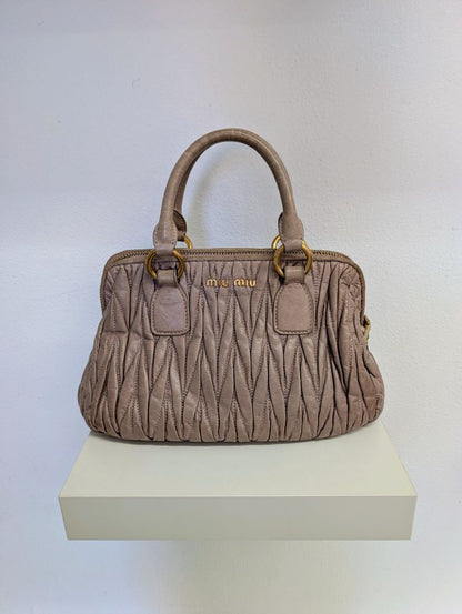 Miu Miu Beige Matalasse bag