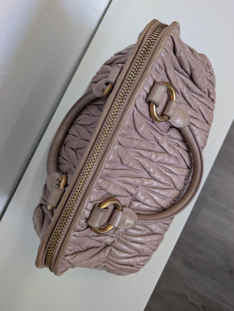 Miu Miu Beige Matalasse bag