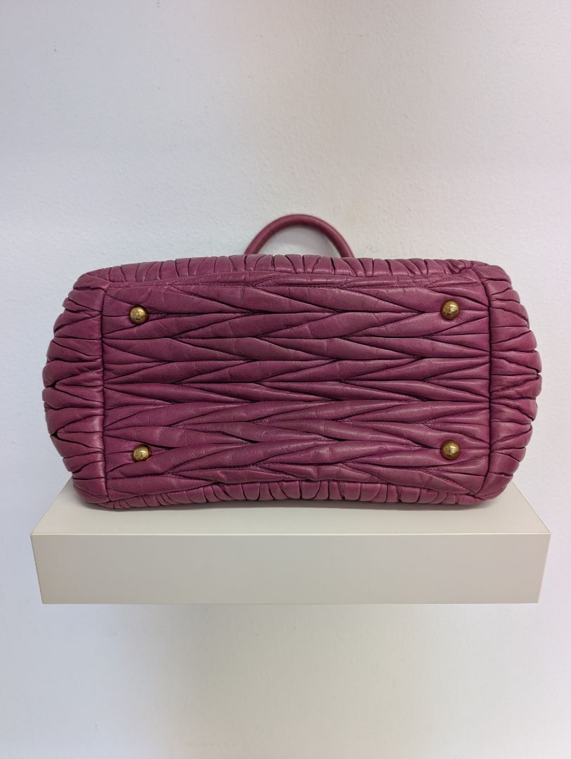 Miu Miu Magenta Matalasse Bag