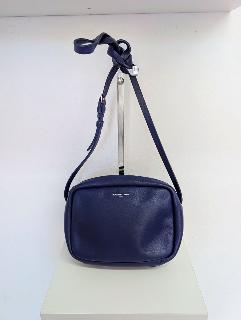Balenciaga Navy Blue Everyday Camera Bag