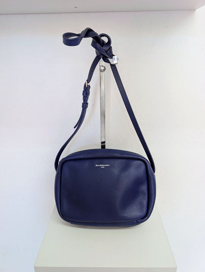 Balenciaga Navy Blue Everyday Camera Bag