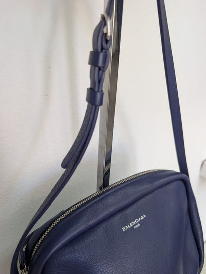 Balenciaga Navy Blue Everyday Camera Bag