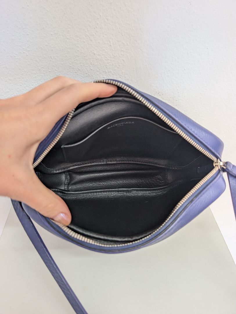 Balenciaga Navy Blue Everyday Camera Bag