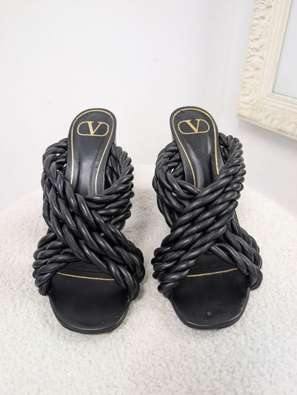 Valentino Rope Slide Mule. Size 38.