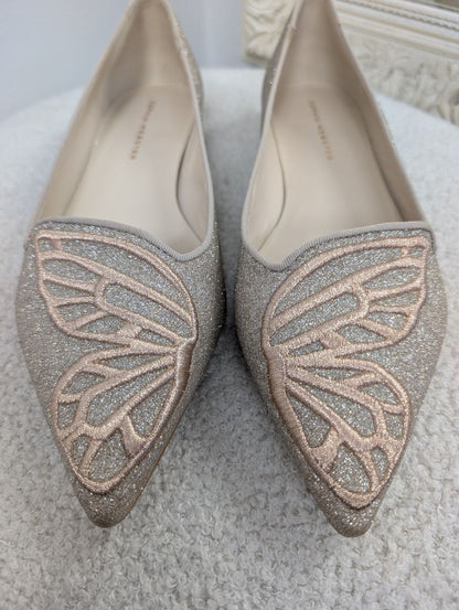 Sophia Webster Bibi Butterfly Flats. Size 38.5.
