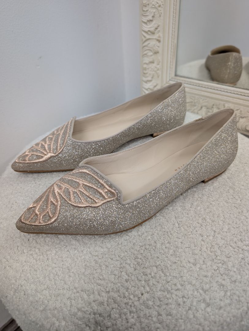Sophia Webster Bibi Butterfly Flats. Size 38.5.