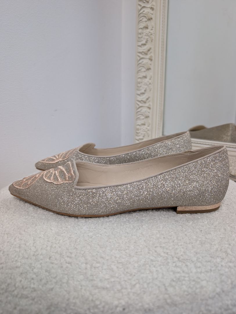 Sophia Webster Bibi Butterfly Flats. Size 38.5.