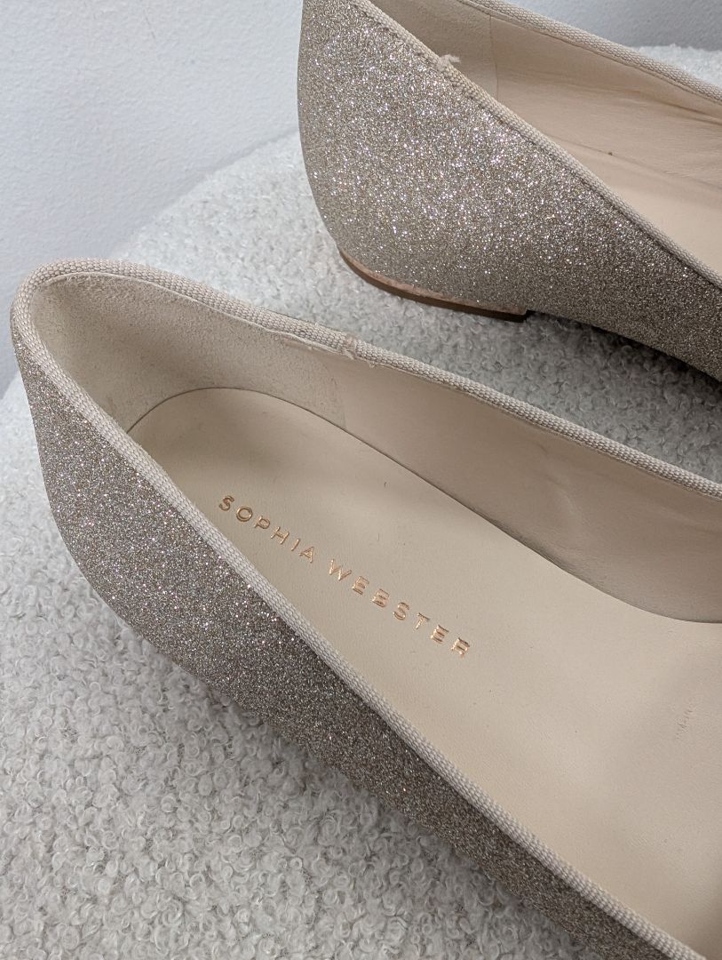 Sophia Webster Bibi Butterfly Flats. Size 38.5.