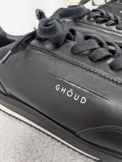 Ghoud Black Mono Rush Sneaker. Size 40.