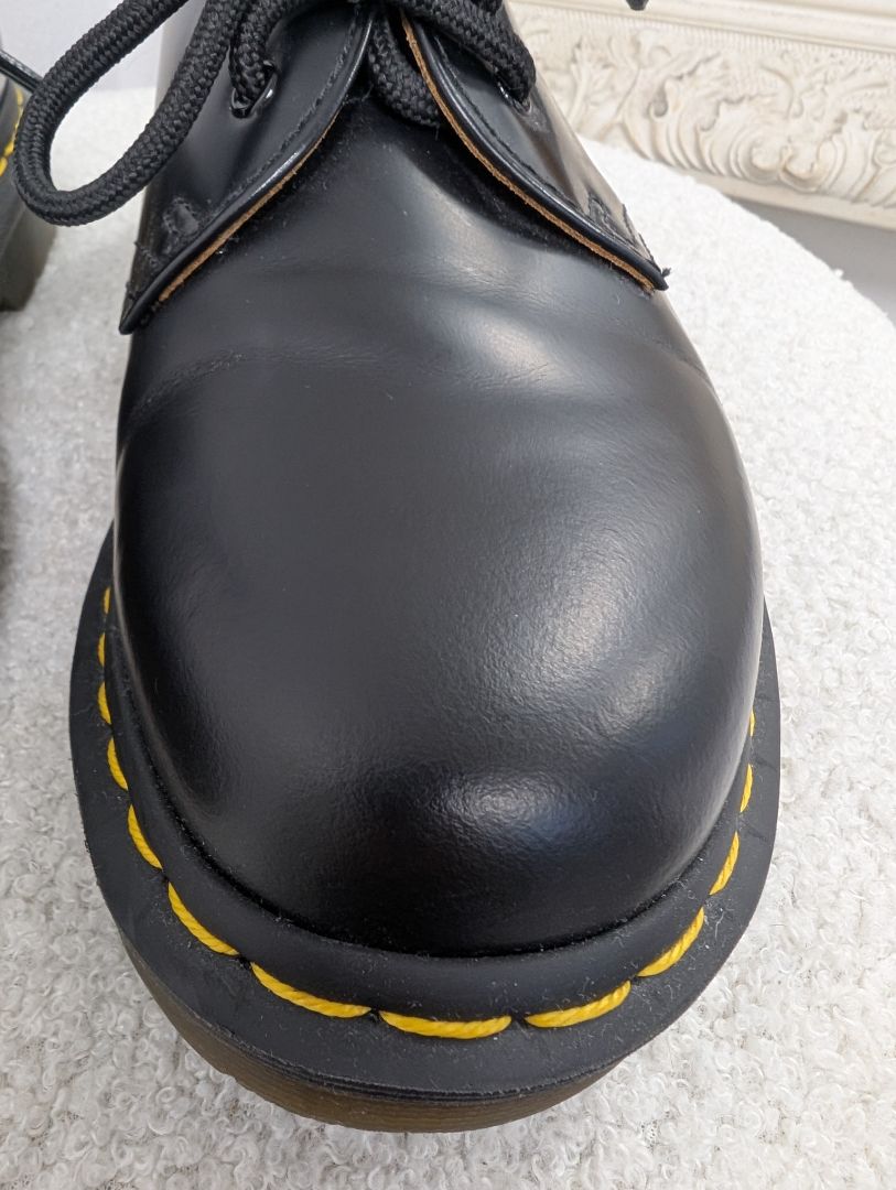 Dr. Martens Black Lace Up Shoes. Size 37.