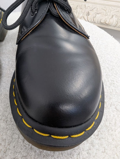 Dr. Martens Black Lace Up Shoes. Size 37.