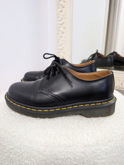Dr. Martens Black Lace Up Shoes. Size 37.