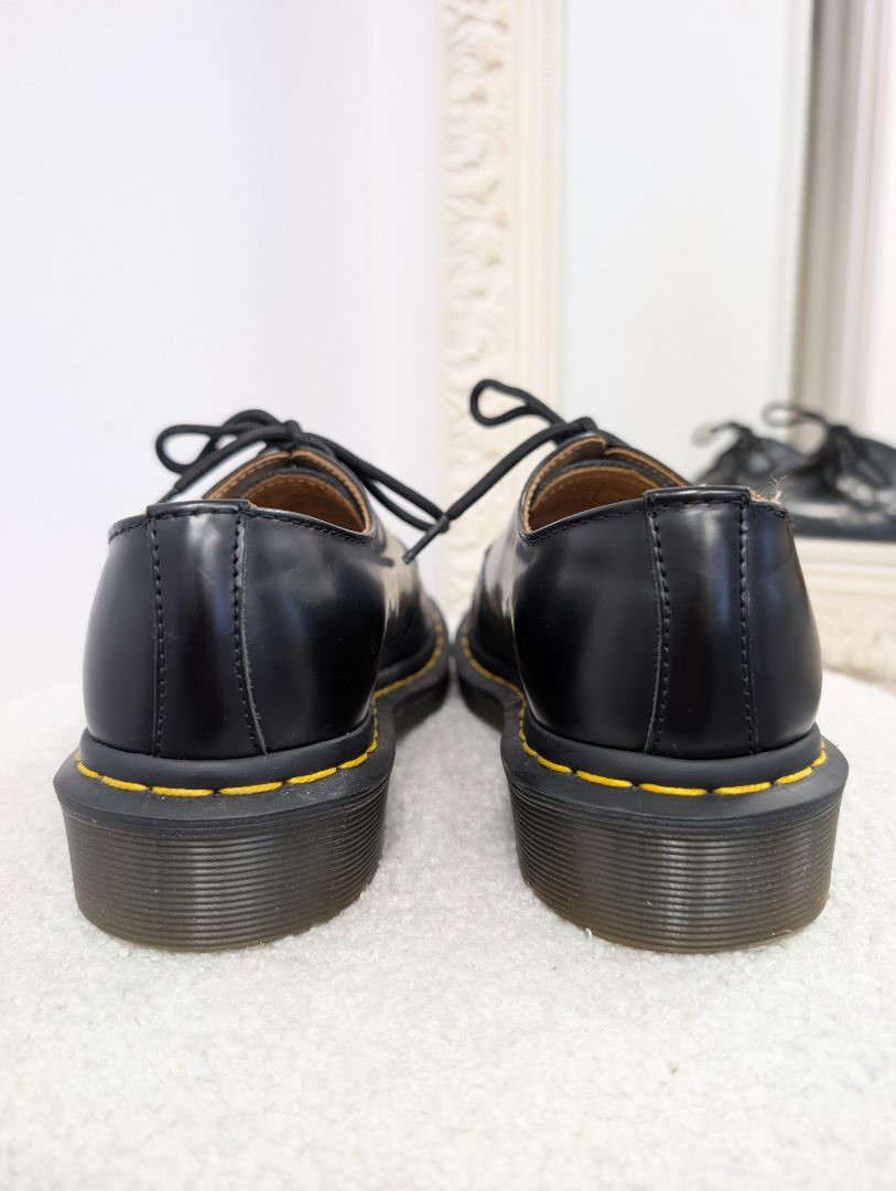 Dr. Martens Black Lace Up Shoes. Size 37.