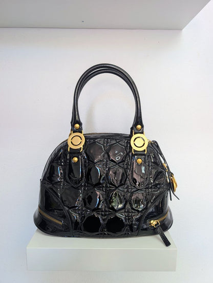 Stefano Stefani Patent Leather Handbag