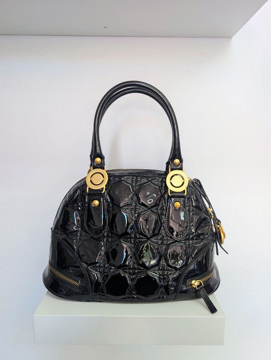 Stefano Stefani Patent Leather Handbag