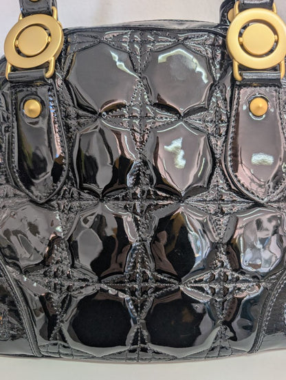 Stefano Stefani Patent Leather Handbag