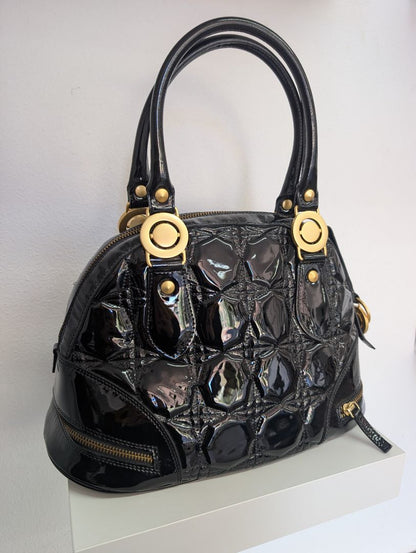 Stefano Stefani Patent Leather Handbag