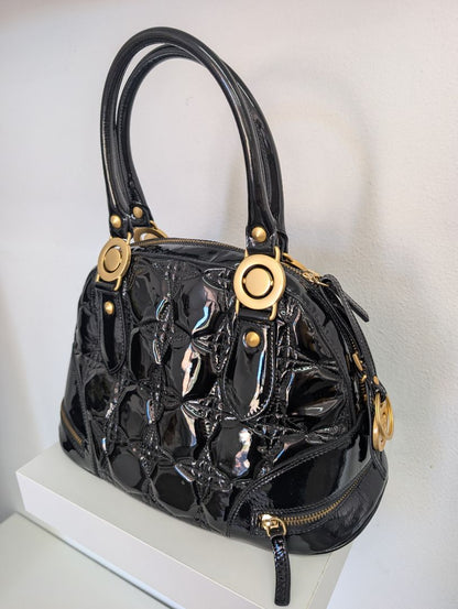 Stefano Stefani Patent Leather Handbag