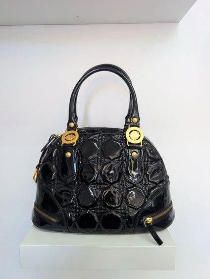 Stefano Stefani Patent Leather Handbag