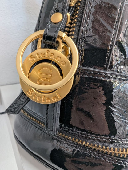 Stefano Stefani Patent Leather Handbag