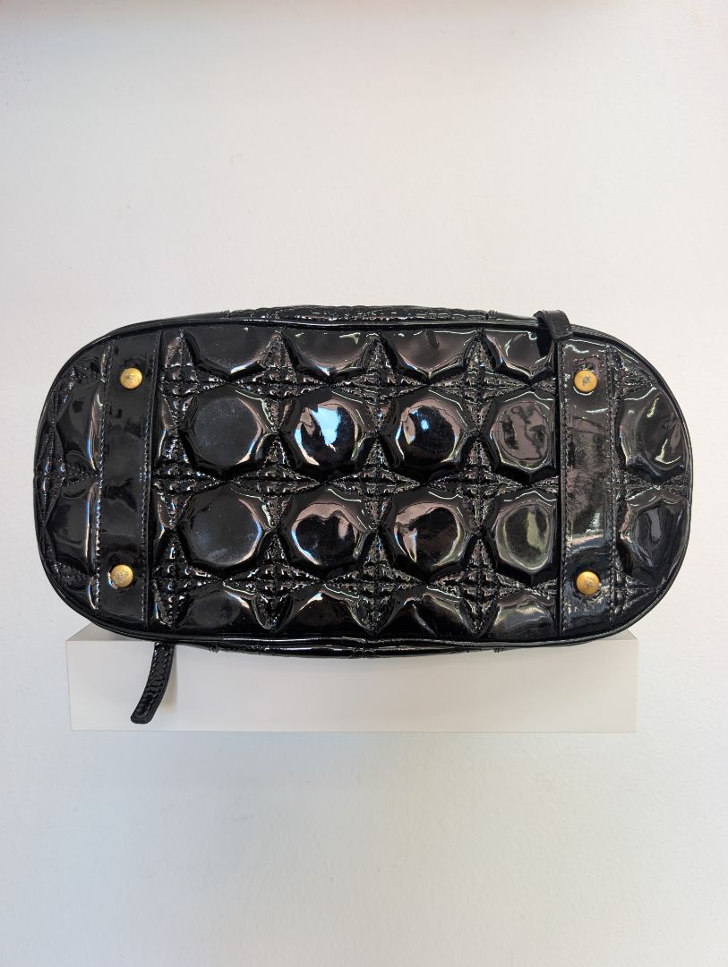 Stefano Stefani Patent Leather Handbag