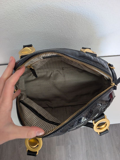 Stefano Stefani Patent Leather Handbag