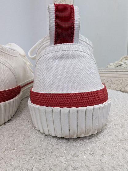 Christian Louboutin Pedro Junior Canvas Sneaker. Size 37.