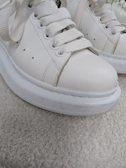 Alexander McQueen Oversized Lace Up Embellished Sneakers. Size 38.