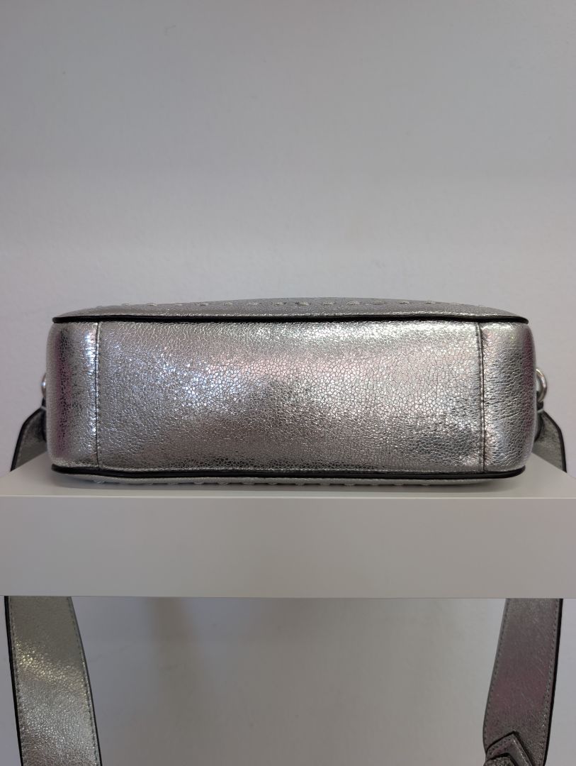 Cole Haan Metallic Silver Cross Body Bag