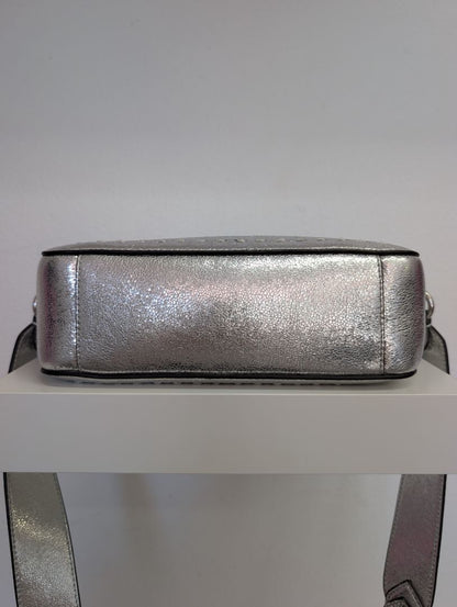 Cole Haan Metallic Silver Cross Body Bag