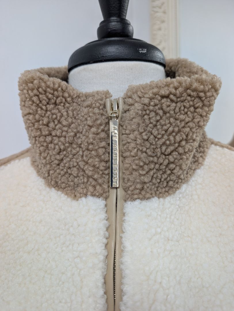 Aje Athletica  Panelled Sherpa Jacket. Size 6.