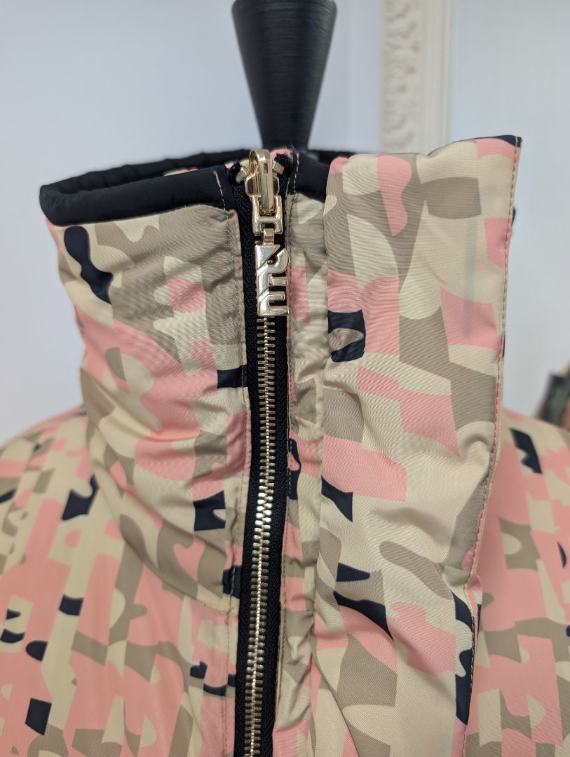 PE Nation Combat Olive Grey Reversible Jacket. Size 6.