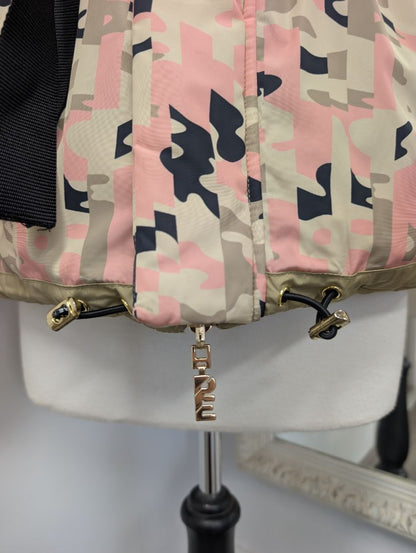 PE Nation Combat Olive Grey Reversible Jacket. Size 6.